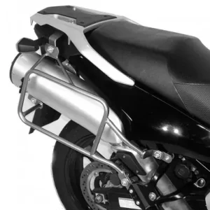 Promozione Coppia telai laterali neri Hepco & Becker Lock It per Kawasaki KLV 1000 04-05-