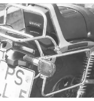Compra Adesso Telai laterali cromati Hepco & Becker per Honda SLR 650 97-99-