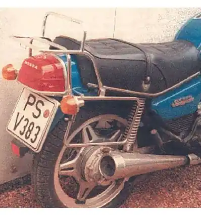 Portapacchi e telai laterali Hepco & Becker cromati per Honda CX 500 A/B/SC 78-85- Novità