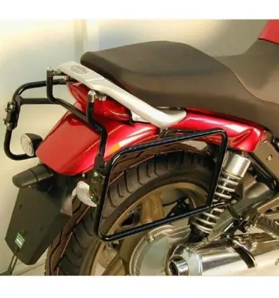 Telai laterali neri Hepco & Becker per Moto Guzzi Breva V750 i.e. dal 2003- Ultimissimo Modello