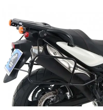 Coppia telai laterali neri Hepco & Becker Lock It per Suzuki V-Strom 650 12-16- Consegna Rapida