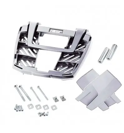 Portapacchi argento Hepco & Becker Easy Rack per Yamaha FZ6 Fazer S2 07-10- Compra Oggi Stesso