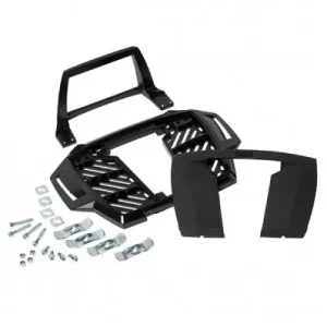 Portapacchi nero Hepco & Becker Alu Rack per Piaggio MP3 Business- Affare
