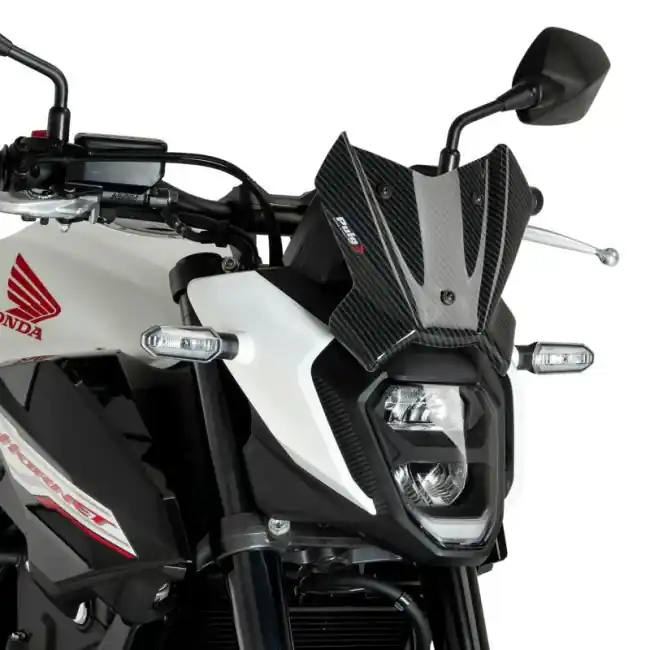 Cupolino Puig Sport per Honda CB 500 Hornet dal 2024 effetto carbonio- Reso Gratuito