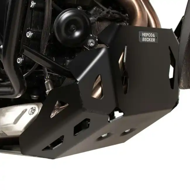 Paracoppa Hepco & Becker in alluminio nero per BMW F900 GS Adventure dal 2024- Reso Gratuito