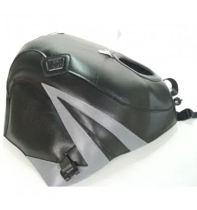 Copriserbatoio Bagster per Kawasaki ZZR 1100 90-92 in similpelle nero e grigio- Offerta Del Giorno