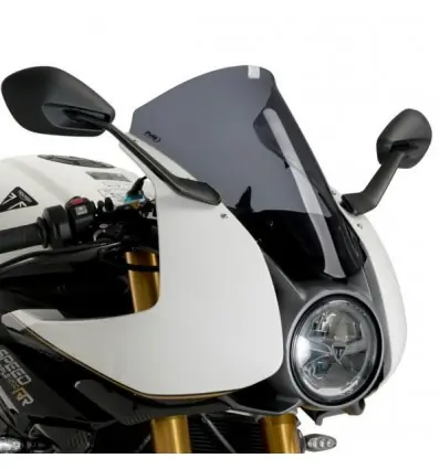 Pagamento Sicuro Cupolino Puig R-Racer per Triumph Speed Trimple 1200 RR fume scuro-