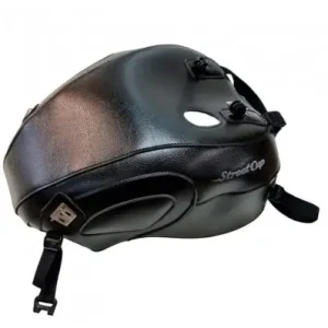 Di Tendenza Copriserbatoio Bagster per Triumph Street Cup in similpelle nero-