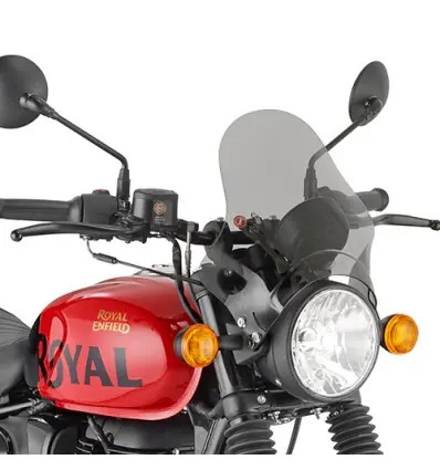 Reso Gratuito Cupolino Givi A201 fume per Royal Enfield HNTR 350-