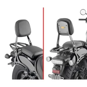 Di Tendenza Schienalino con portapacchi GIVI specifico per Honda CMX 1100 Rebel-