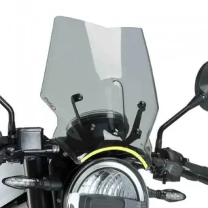 Saldi Cupolino Puig Naked fumè chiaro per Husqvarna Svartpilen 401, Vitpilen 401...-