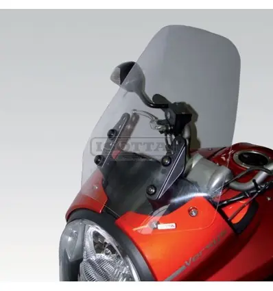 Cupolino fume Isotta alto per Kawasaki Versys 650 06-09-Fumè chiaro Super Prezzo