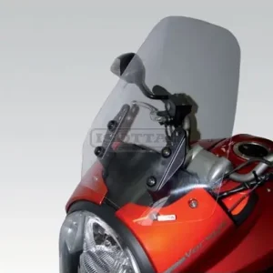 Ultime Pezzi Cupolino trasparente Isotta alto per Kawasaki Versys 650 06-09-Fumè chiaro