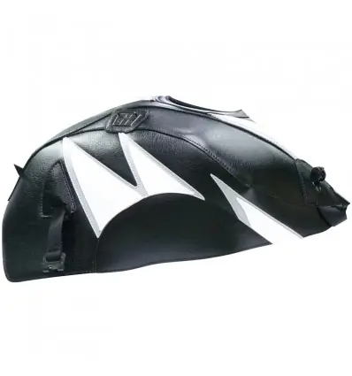 Copriserbatoio Bagster per CBR 1000RR 08-11 in similpelle nero, bianco e argento- Ultimissimo Modello