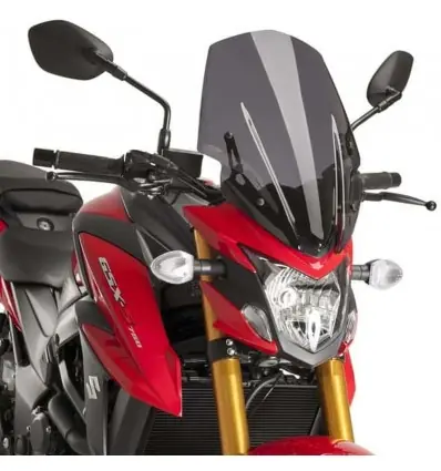 Novità Cupolino Puig Touring fumè scuro per Suzuki GSX-S 750 dal 2017-