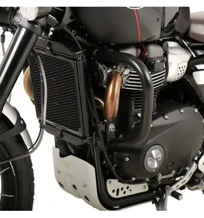 Prezzo Conveniente Paramotore nero Hepco & Becker per Triumph Scrambler 1200 XC dal 2019-