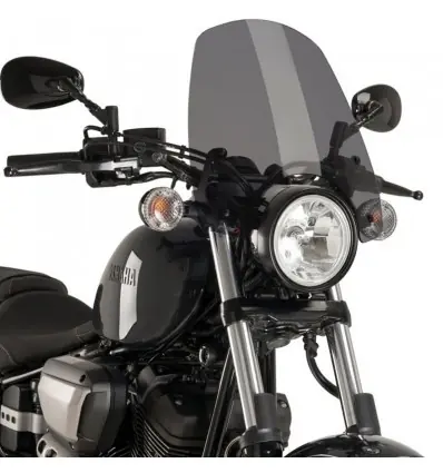 Cupolino Puig Touring per Yamaha XV 950/R dal 2014 fumè scuro- Spedizione Gratuita