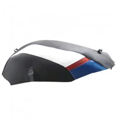 Copriserbatoio Bagster per BMW S1000RR fino 2014 in similpelle nero opaco, grigio, bianco e rosso- Occasione Imperdibile