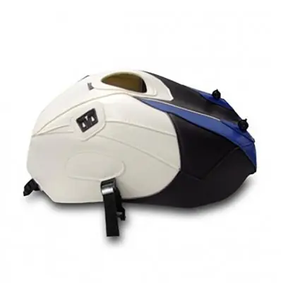 Compra Online Copriserbatoio Bagster per BMW S1000RR fino 2014 in similpelle blu, bianco e nero-