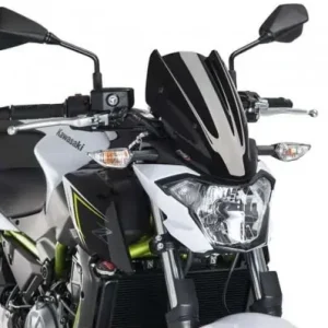 Prezzo Conveniente Cupolino Puig Naked Sport per Kawasaki Z650 dal 2017, nero-