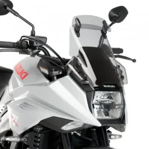Più Venduto Cupolino fumè chiaro Puig Touring con spoiler regolabile per Suzuki Katana dal 2019-