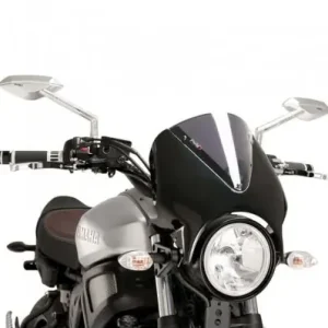Cupolino Puig Retro nero e fume chiaro per Yamaha XSR 700/Xtribute e XSR 900- Scelto Dai Clienti