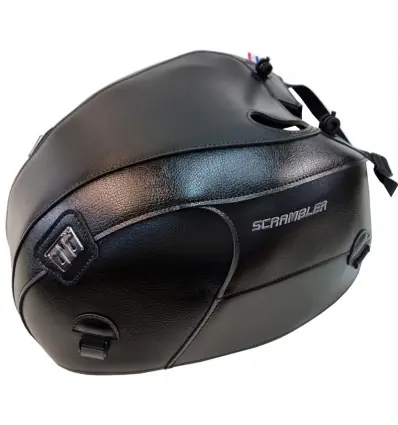 Solo Oggi Copriserbatoio Bagster per Triumph Scrambler 1200 in similpelle nero-