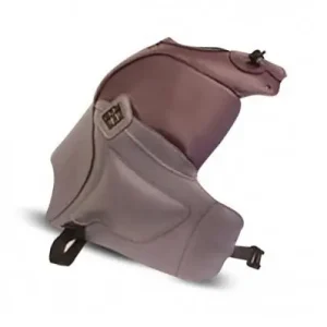 Copriserbatoio Bagster per Kawasaki KLE 500 in similpelle melanzana e acciaio- Più Venduto