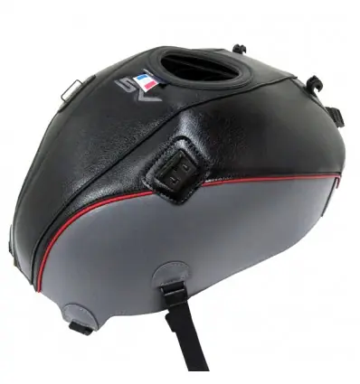 Sconto Copriserbatoio Bagster per Suzuki SV 650 dal 2016 in similpelle nero e grigio-