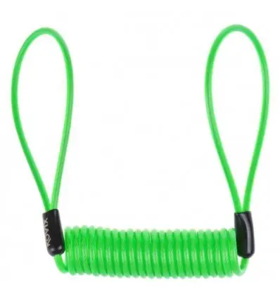Spedizione Espresso Cavo reminder bloccadisco Kovix verde fluo-