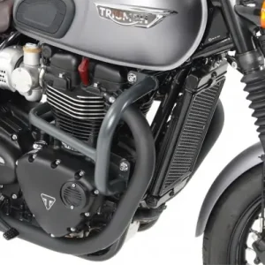 Quantità Limitata Paramotore Hepco & Becker nero per Triumph Bonneville T100 dal 2017-