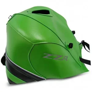 Offerta Del Giorno Copriserbatoio Bagster per Kawasaki ZZR1400 in similpelle verde madreperla e argento-