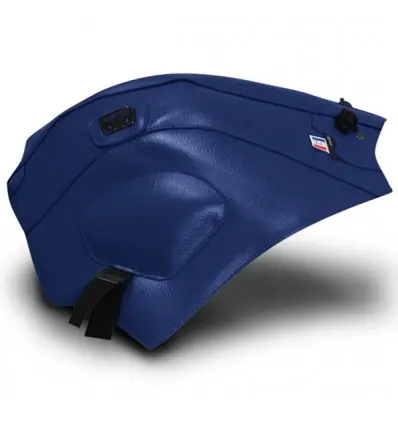 Esclusivo Copriserbatoio Bagster per BMW F650GS 00-07 in similpelle blu scuro-
