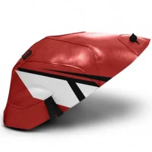 Direttamente Dal Produttore Copriserbatoio Bagster per Yamaha YZF R6 03-05 in similpelle rosso, nero e bianco-