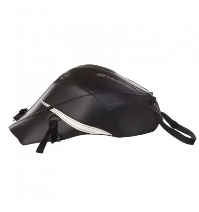 Copriserbatoio Bagster per Kawasaki ZX-10R dal 2011 in similpelle nero opaco e bianco- Occasione
