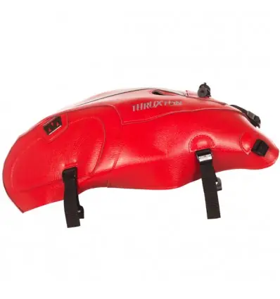 Copriserbatoio Bagster per Triumph Thruxton 1200R rosso con banda argento- Economico