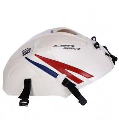 Più Venduto Copriserbatoio Bagster per Honda CBR 500R 16-18 bianco, rosso e blu-