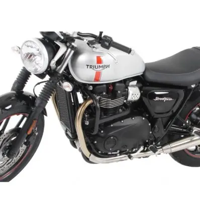 Super Prezzo Paramotore nero Hepco & Becker per Triumph Street Twin-