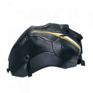Copriserbatoio Bagster per Yamaha FZ8 10-14 in similpelle nero bianco e giallo oro- Spedizione Gratuita