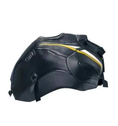 Copriserbatoio Bagster per Yamaha FZ8 10-14 in similpelle nero bianco e giallo oro- Spedizione Gratuita