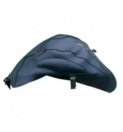 Esclusivo Copriserbatoio Bagster per Kawasaki Z750 07-12 in similpelle blu marine-