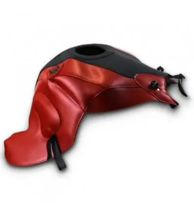 Compra Online Copriserbatoio Bagster per BMW K1200 S e K1300 S 05-14 in similpelle nero opaco e rosso scuro-