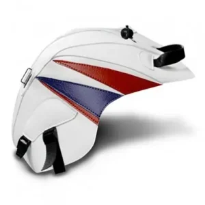 Compra Oggi Stesso Copriserbatoio Bagster per Honda CBR 125 e 250 11-14 in similpelle bianco, rosso e blu-