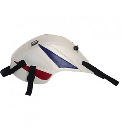 Offerta Lampo Copriserbatoio Bagster per Honda CBR 125 e 250 11-14 in similpelle bianco, rosso e blu-
