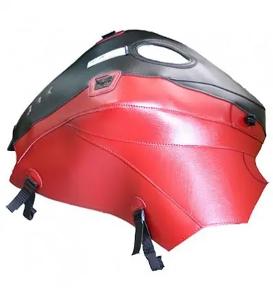 Copriserbatoio Bagster per Honda VFR 1200 F 10-13 in similpelle nero e rosso scuro- Ultimissimo Modello