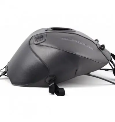 Copriserbatoio Bagster per Moto Suzuki GLADIUS 650 09-14 in similpelle nero e grigio cielo- Promozione
