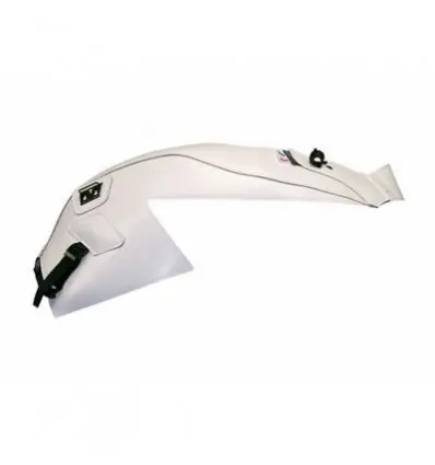 Spedito Oggi Copriserbatoio Bagster per Moto Suzuki B-KING 07-11 in similpelle bianco-