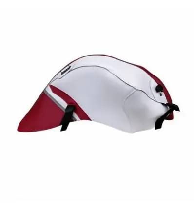 Copriserbatoio Bagster per Yamaha YZF R125 08-18 in similpelle rosso e bianco- Ultime Pezzi