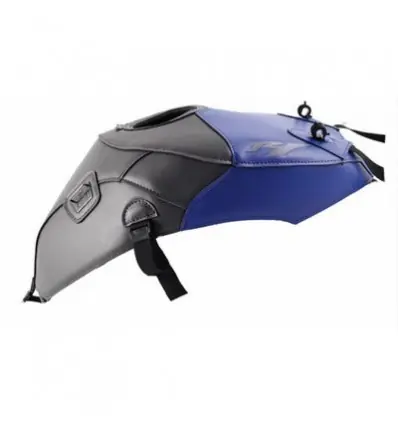 Copriserbatoio Bagster per Yamaha YZF R1 09-14 in similpelle grigio cielo e baltico- Promozione