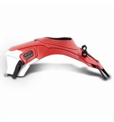 Prezzo Ridotto Copriserbatoio Bagster per Ducati Multistrada 1200 10-14 in similpelle rosso e bianco-